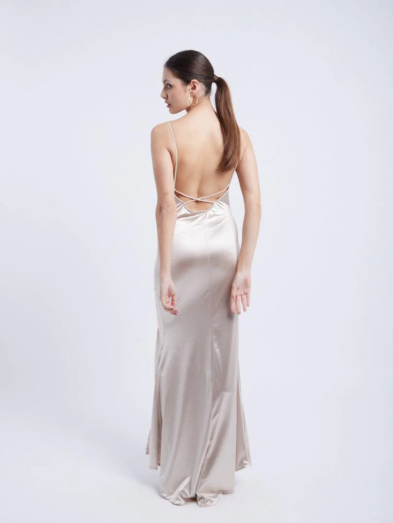 Robe de soirée satinée - Image 7