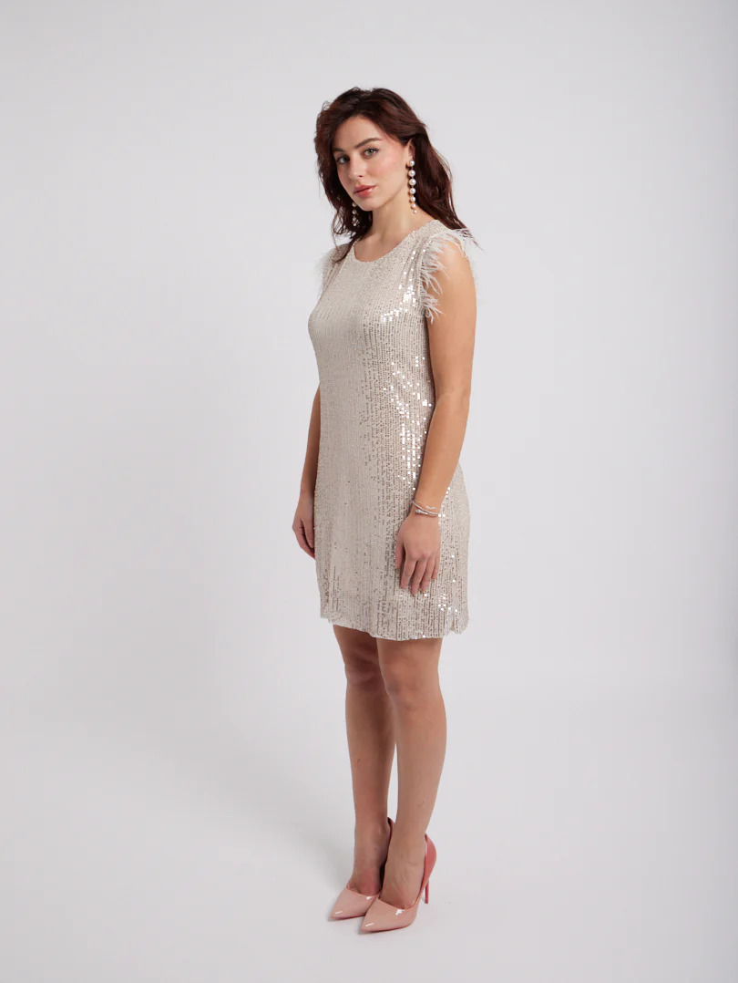 Robe droite à sequins - Image 33
