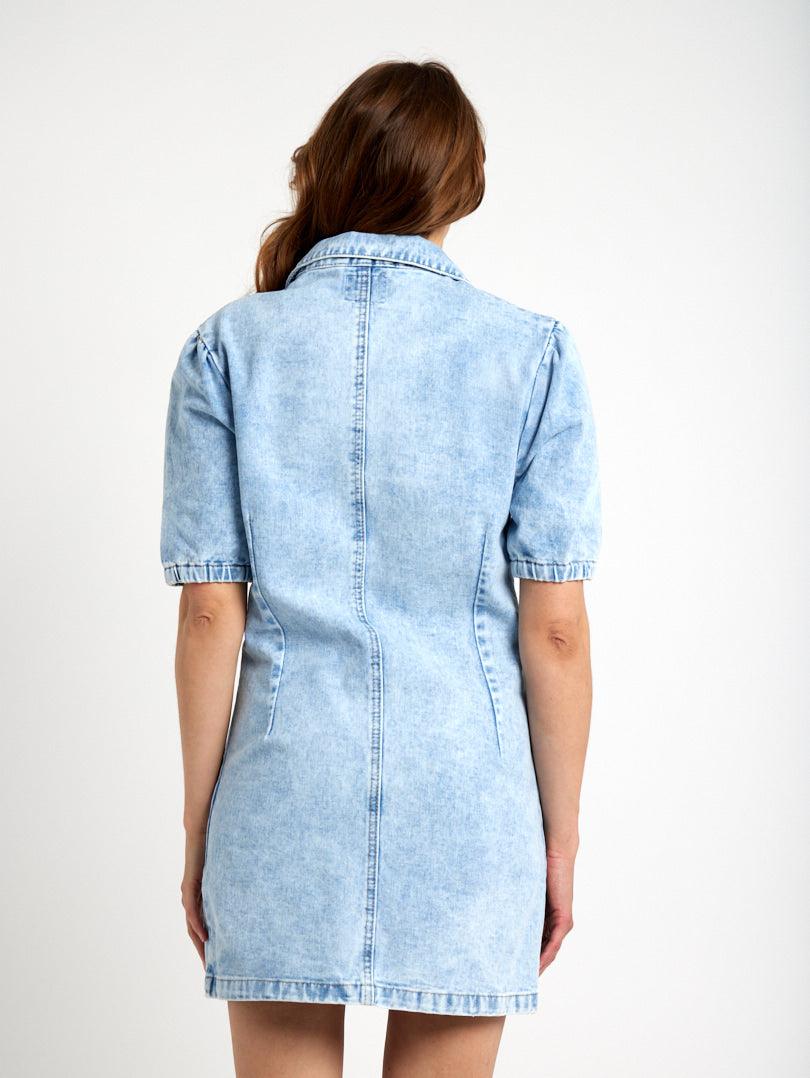 Robe en jean bleu délavé - Image 4
