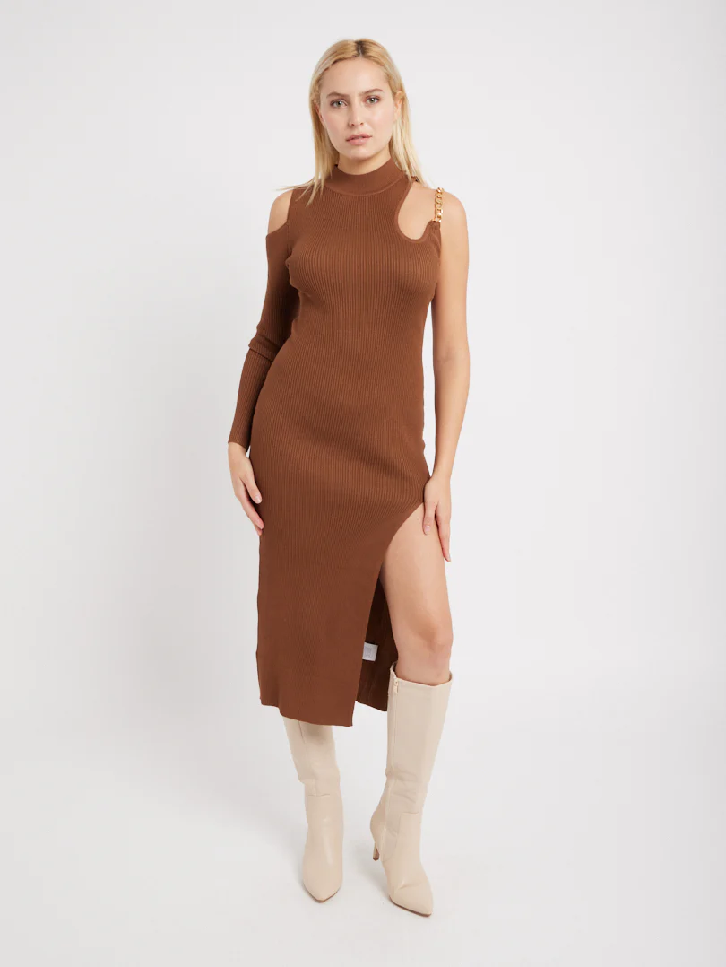 Robe en maille asymétrique - Image 5