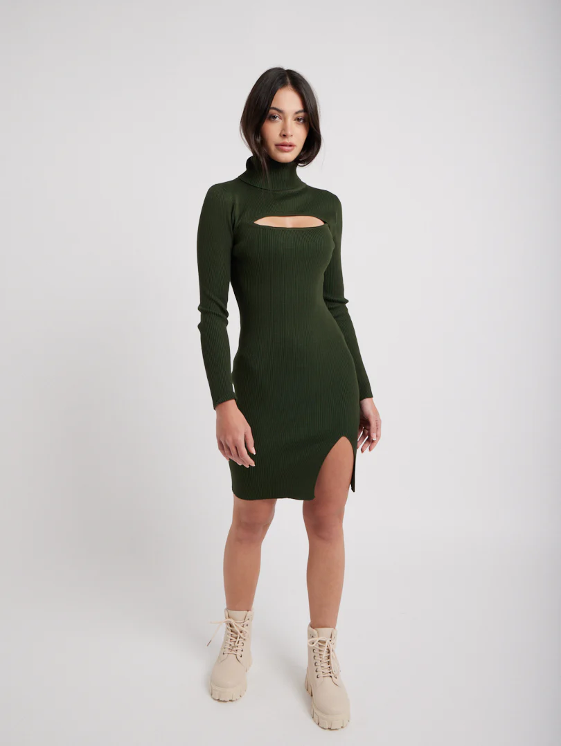 Robe en maille cut out - Image 5