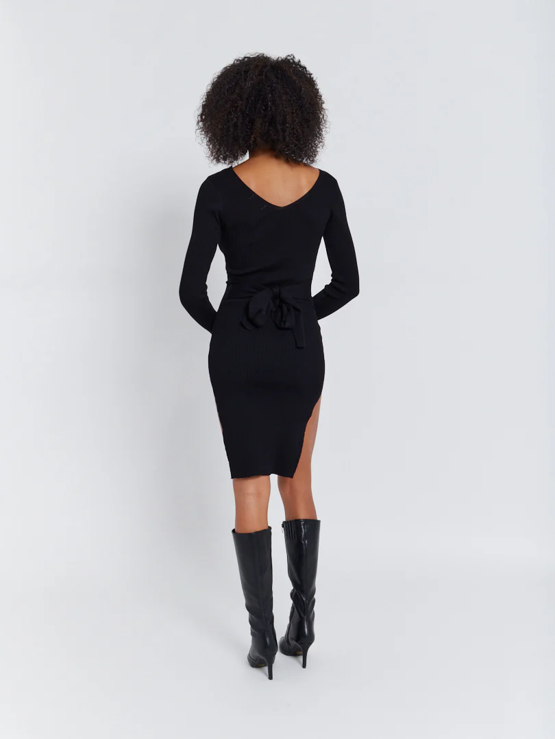 Robe en maille fendue - Image 6