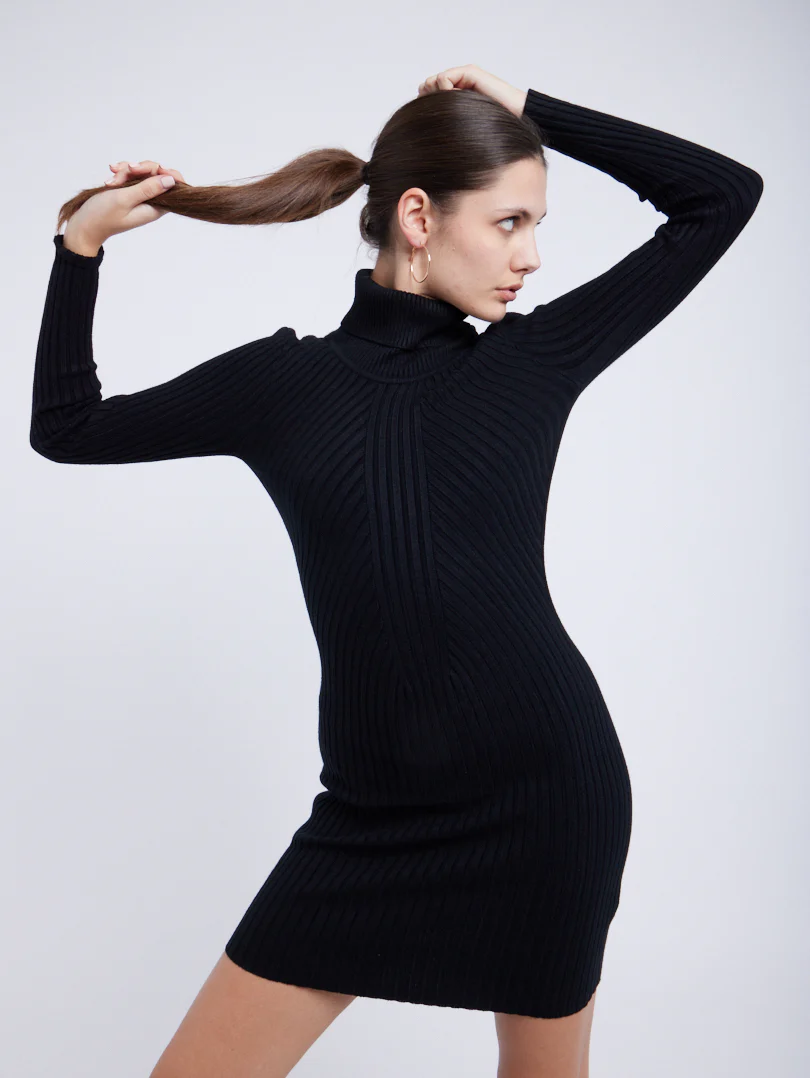 Robe en maille finition graphique - Image 13