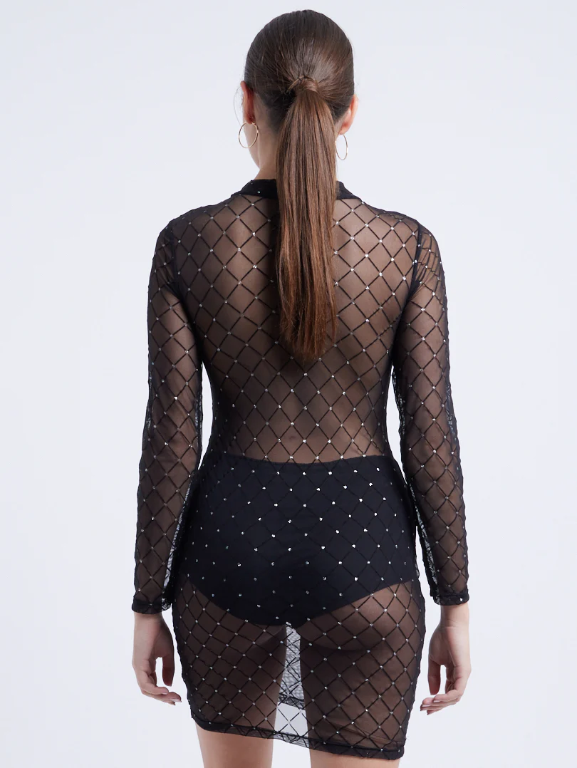Robe graphique transparente - Image 3