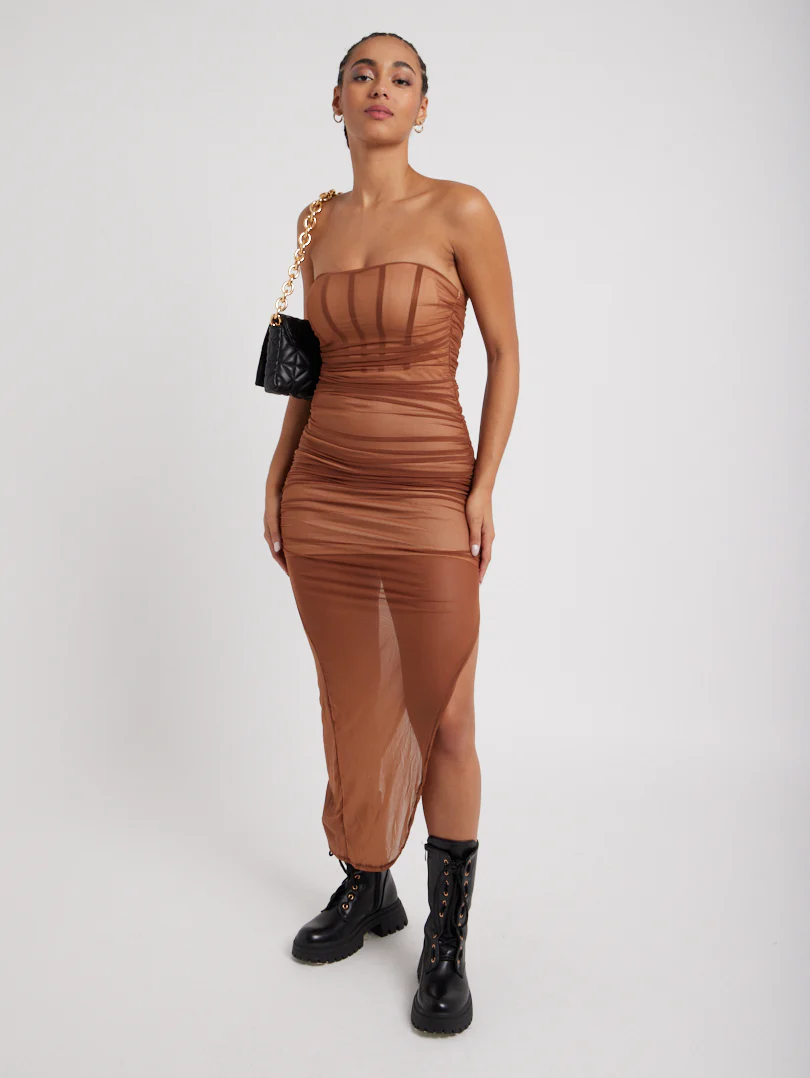 Robe longue bustier - Image 5