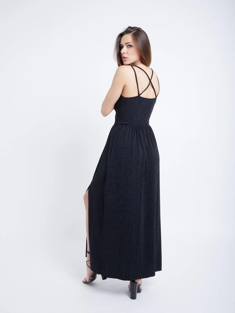 Robe longue pailletée - Image 3