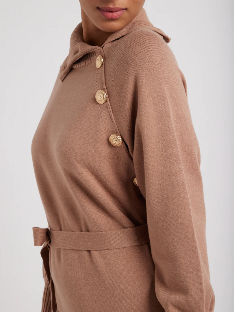 Robe maille col asymétrique - Image 27