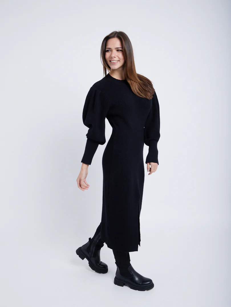 Robe midi manches ballon - Image 14