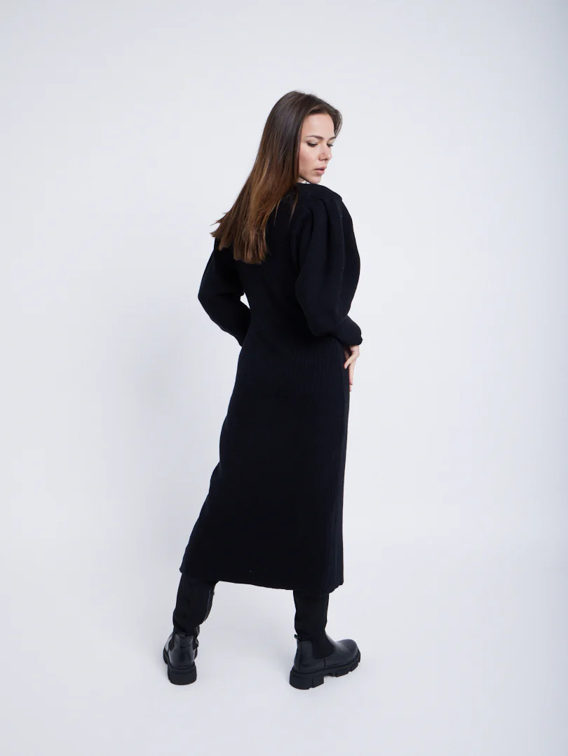 Robe midi manches ballon - Image 15