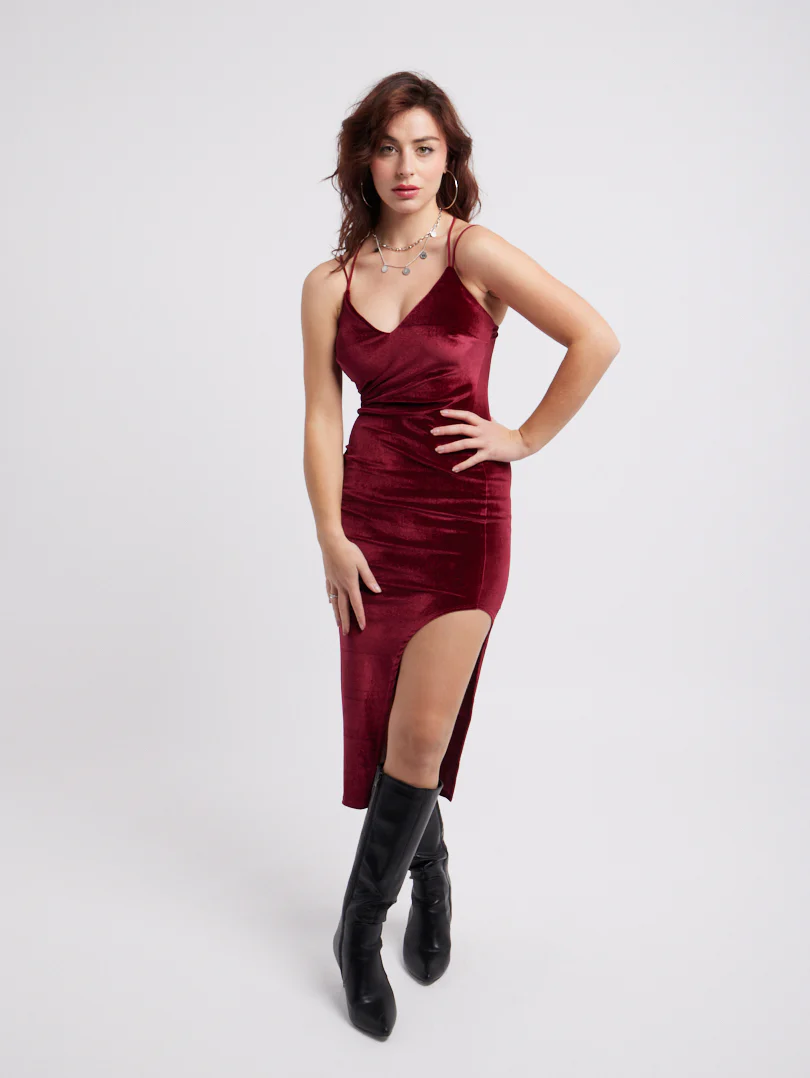 Robe moulante en velours - Image 29