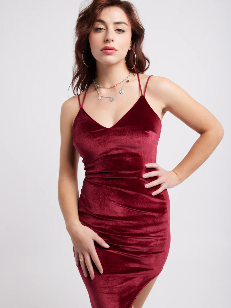 Robe moulante en velours - Image 31