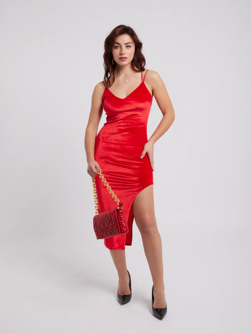 Robe moulante en velours - Image 33
