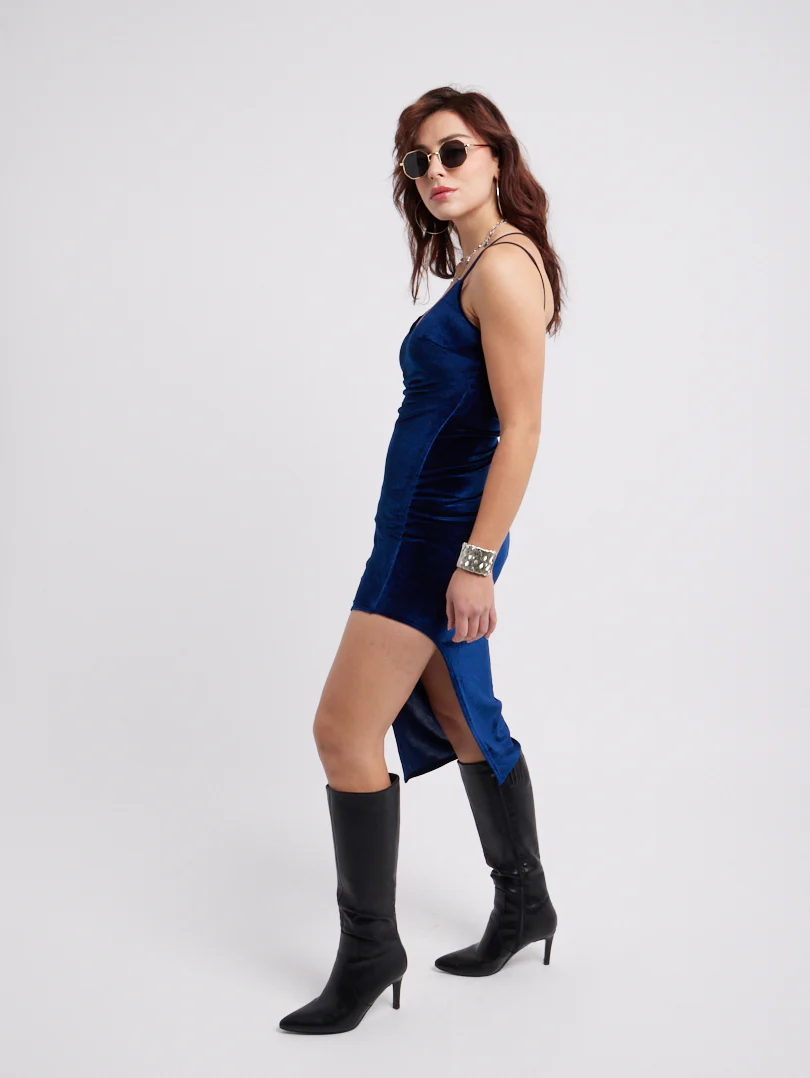 Robe moulante en velours - Image 6