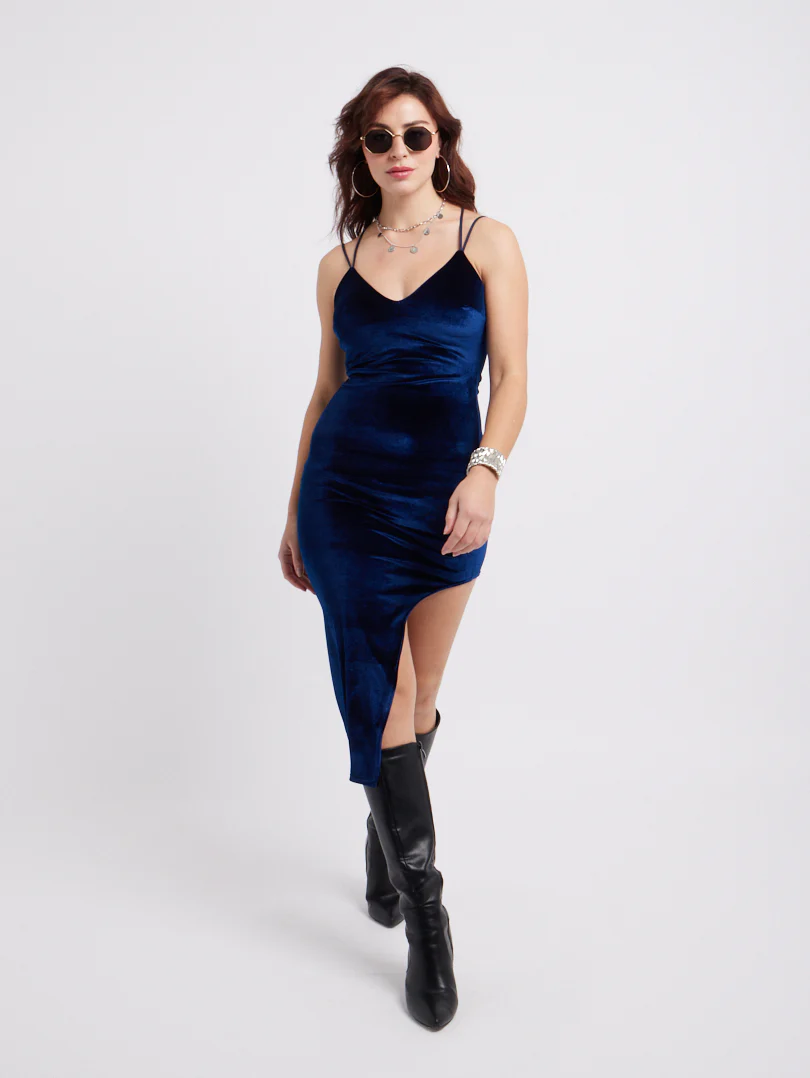 Robe moulante en velours - Image 9