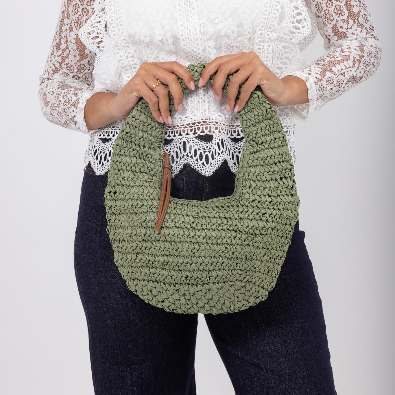 Sac en paille tressée - Image 13