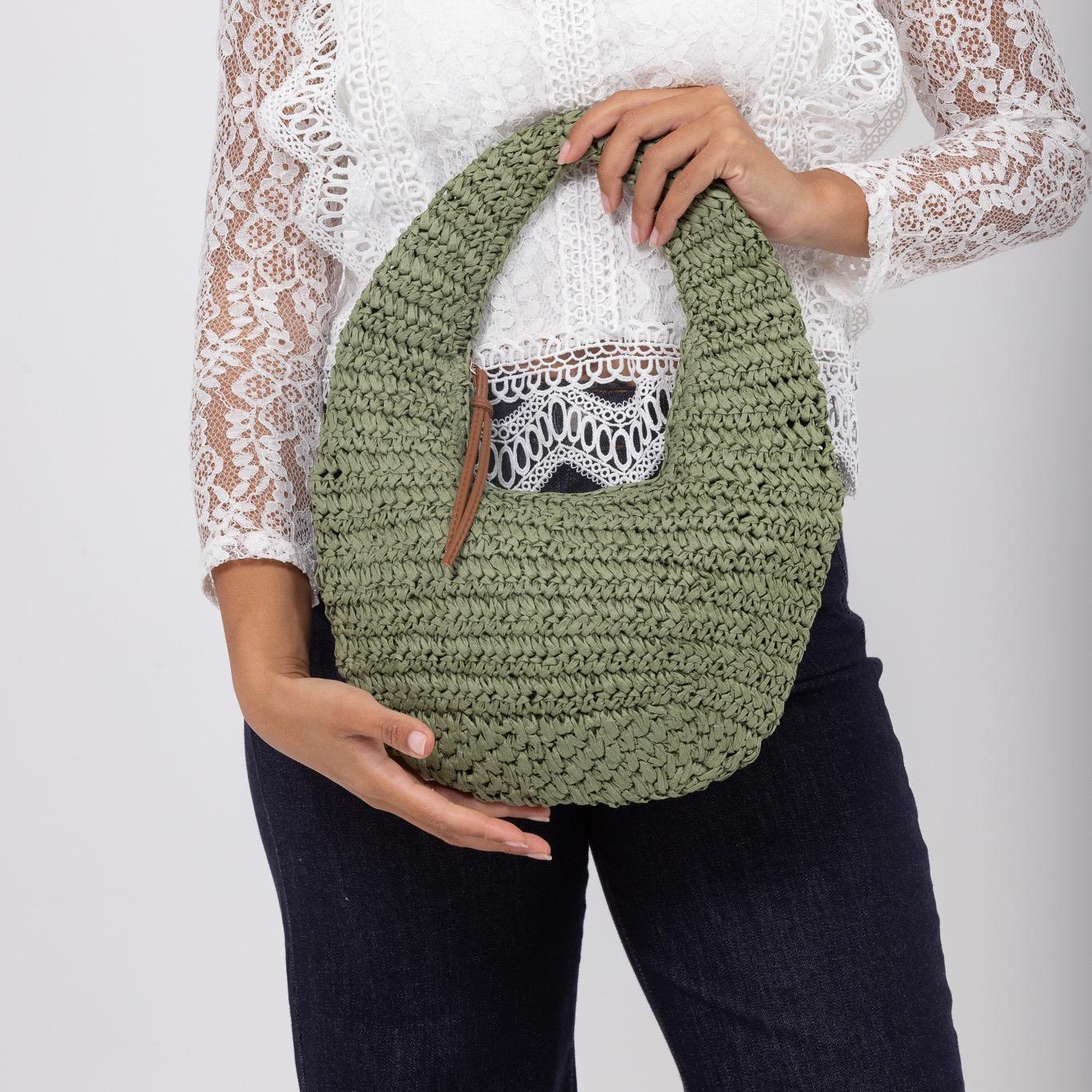 Sac en paille tressée - Image 14