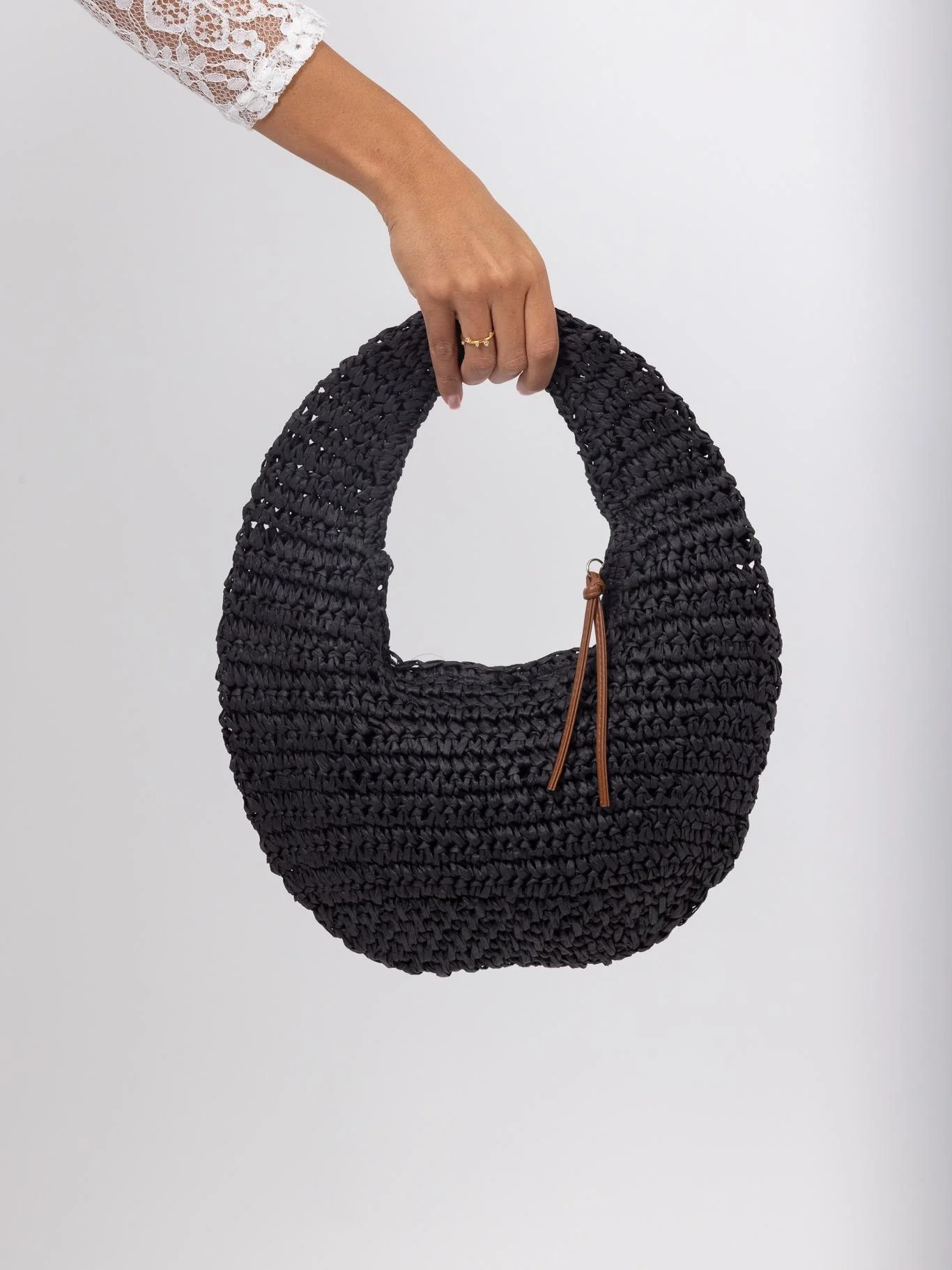 Sac en paille tressée - Image 9