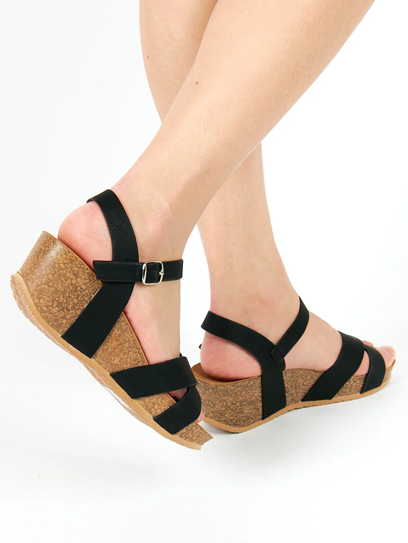 Sandales compensée nu pied - Image 11