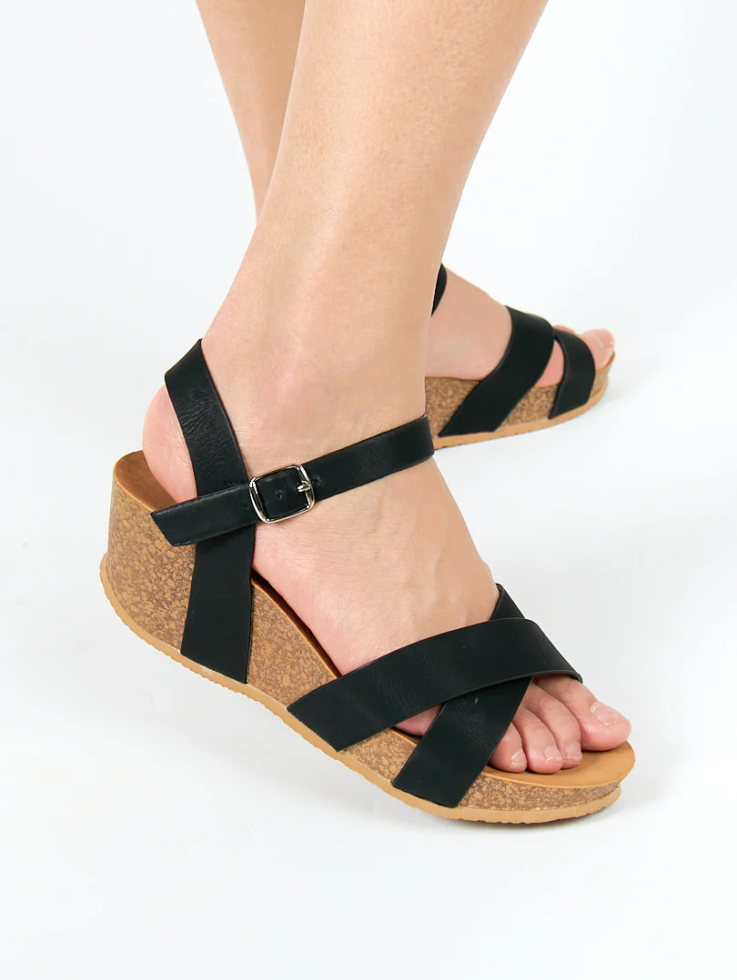 Sandales compensée nu pied - Image 12