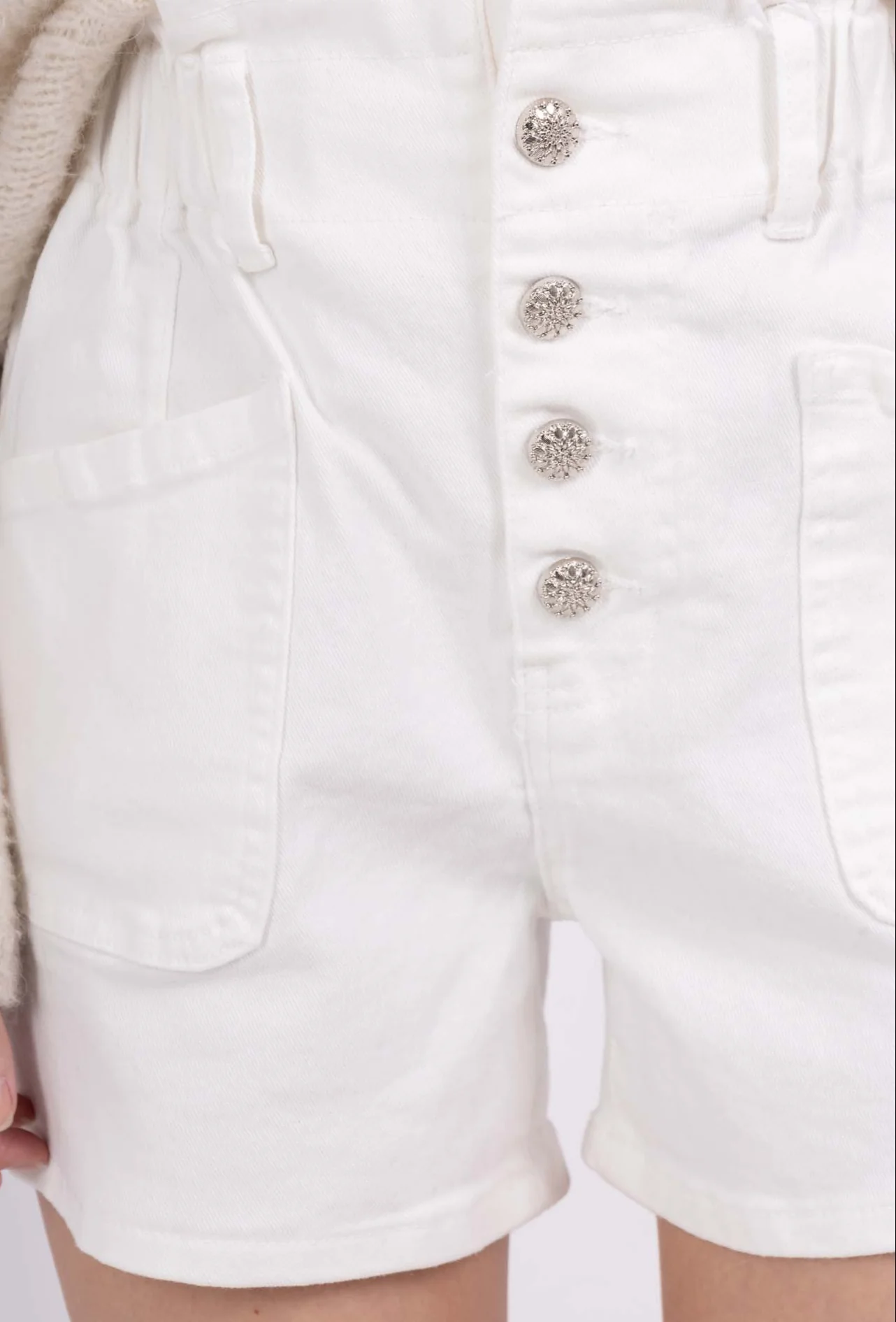 Short en Jean taille élastiquée - Image 7