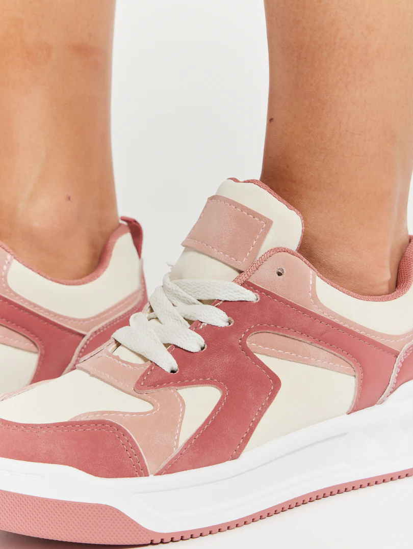 Sneakers beige et camel - Image 11