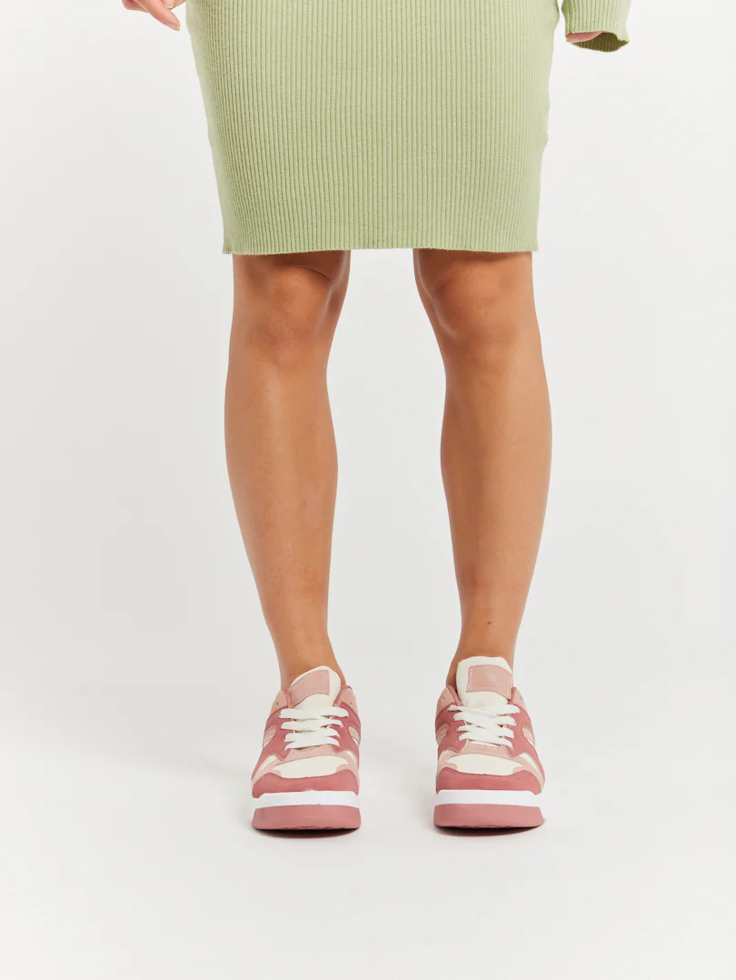 Sneakers beige et camel - Image 12