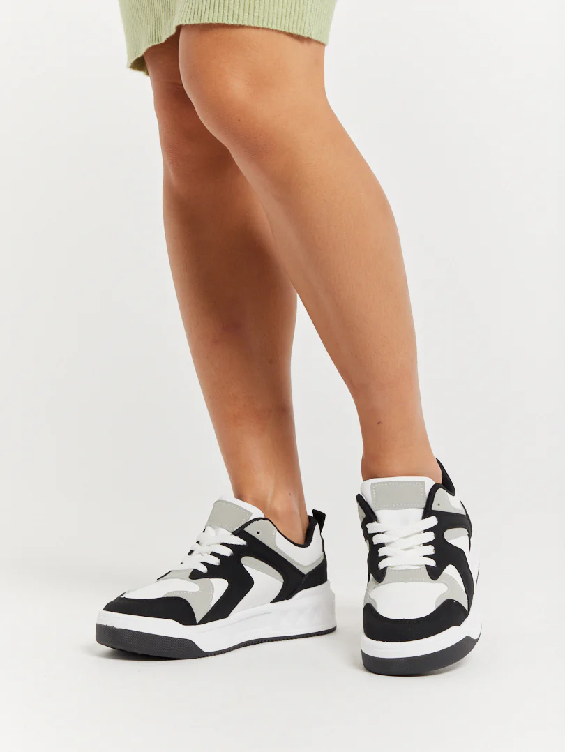 Sneakers beige et camel - Image 7