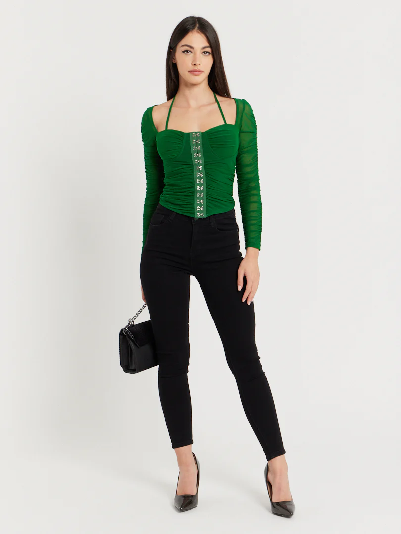Top corset froncé manches longues - Image 17