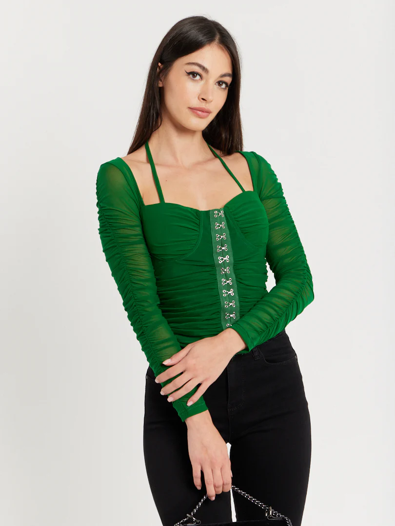 Top corset froncé manches longues - Image 19