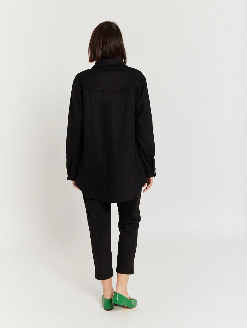 Veste chemise effet suedine - Image 14